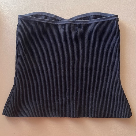 Aritzia | Babaton Sculpt Knit Sweetheart Tube Top in Black - Size Small - Picture 5 of 5